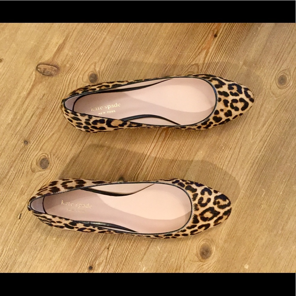 Leopard Kate Spade ♠️ Fallyn flat NWB